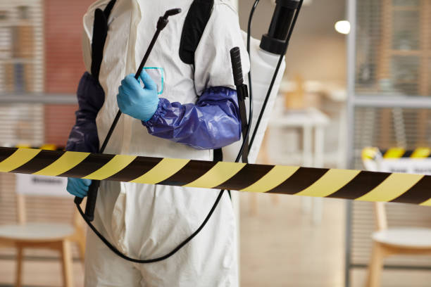 Professional Blood Cleanup technician working in Brewster, WA
